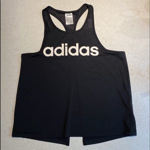 ADIDAS DESIGN 2 MOVE LOGO TANK TOP black size L ⭐️⭐️⭐️⭐️
